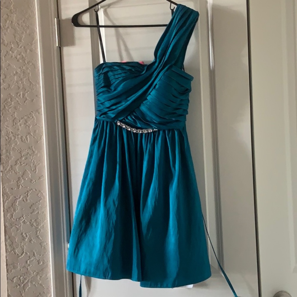 women one shoulder party cocktail evening dress